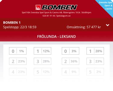 bomben speltips|Så fungerar Oddset Bomben Tips 2024 .